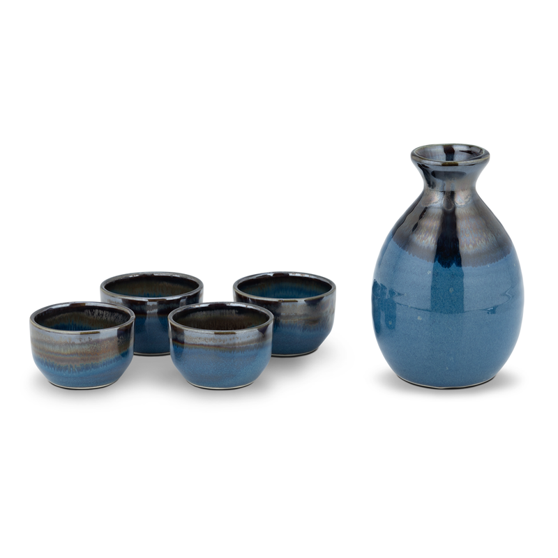 Sake Set - Dark Blue