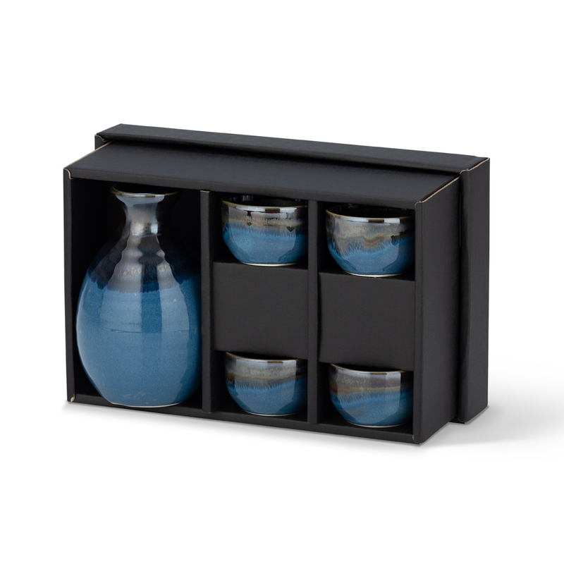 Sake Set - Dark Blue