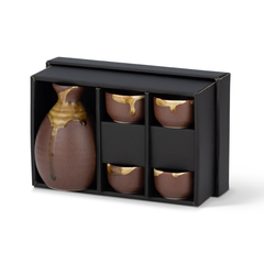 Sake Set - Brown