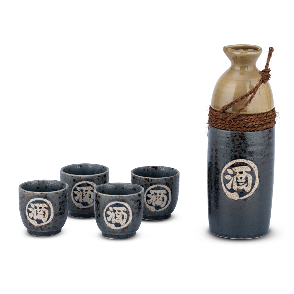 Warimaru Sake Set - Ocean Blue