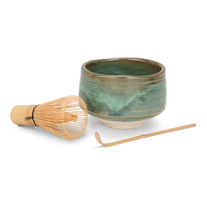 Matchawan Green Tea Set - Tenmoku