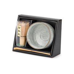 Matchawan Green Tea Set - Light Grey