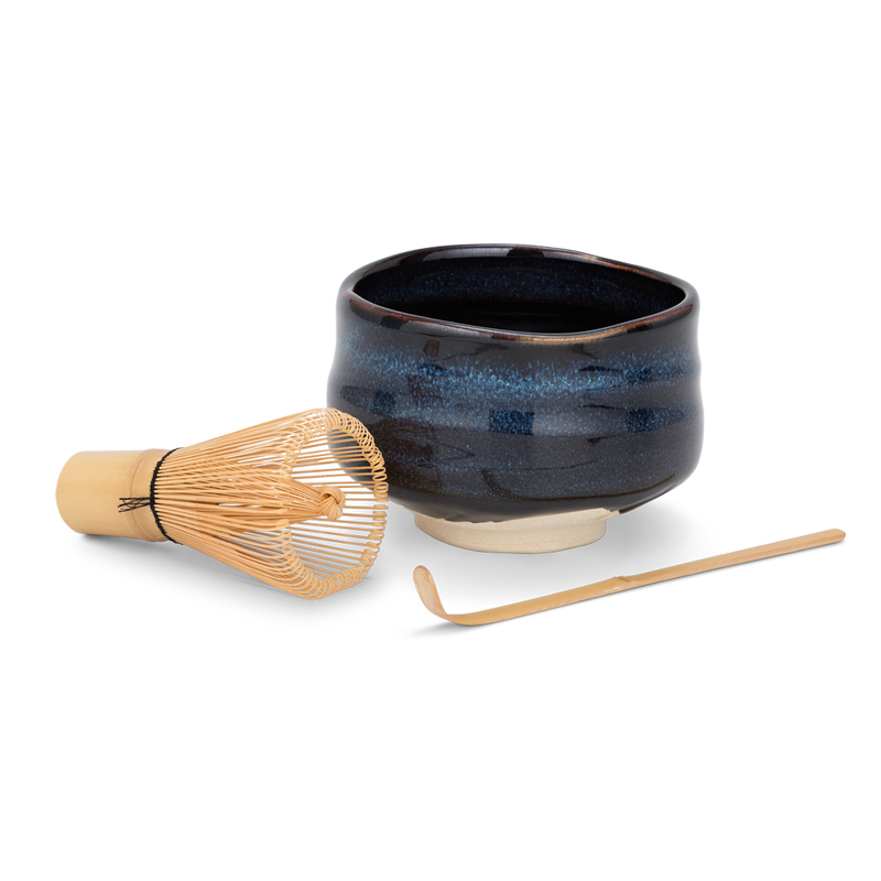 Matchawan Green Tea Set - Tenmoku