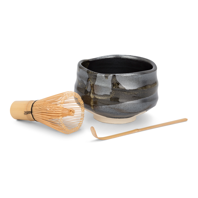 Matchawan Green Tea Set - Tenmoku