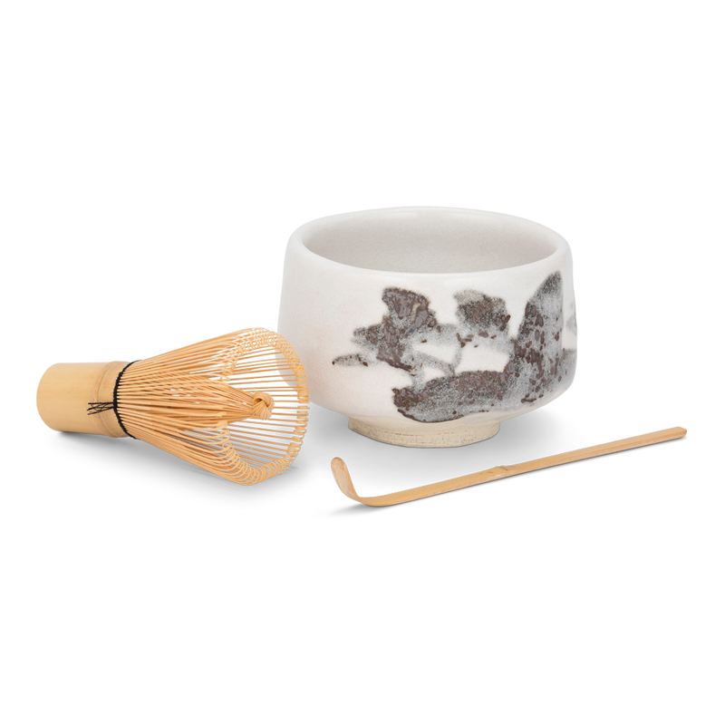 Matchawan Green Tea Set - Tenmoku