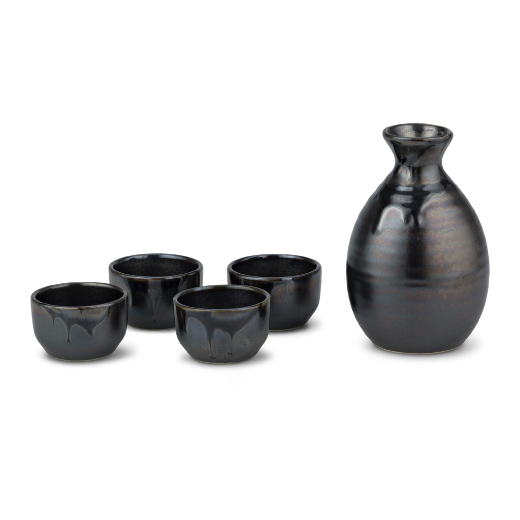 Sake Set - Black